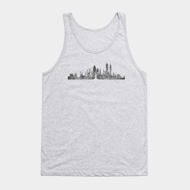 New York City Skyline Tank Top by happyantsstudio